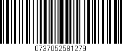 Código de barras (EAN, GTIN, SKU, ISBN): '0737052581279'