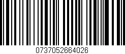 Código de barras (EAN, GTIN, SKU, ISBN): '0737052664026'