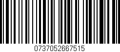 Código de barras (EAN, GTIN, SKU, ISBN): '0737052667515'