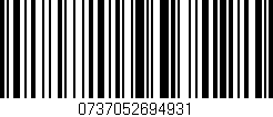 Código de barras (EAN, GTIN, SKU, ISBN): '0737052694931'