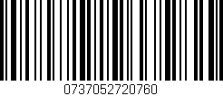 Código de barras (EAN, GTIN, SKU, ISBN): '0737052720760'