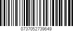Código de barras (EAN, GTIN, SKU, ISBN): '0737052739649'