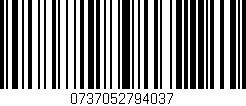 Código de barras (EAN, GTIN, SKU, ISBN): '0737052794037'
