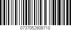 Código de barras (EAN, GTIN, SKU, ISBN): '0737052808710'