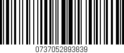 Código de barras (EAN, GTIN, SKU, ISBN): '0737052893839'