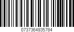 Código de barras (EAN, GTIN, SKU, ISBN): '0737364935784'