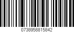Código de barras (EAN, GTIN, SKU, ISBN): '0738956815842'
