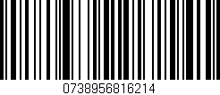 Código de barras (EAN, GTIN, SKU, ISBN): '0738956816214'
