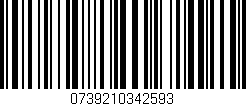 Código de barras (EAN, GTIN, SKU, ISBN): '0739210342593'