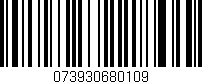 Código de barras (EAN, GTIN, SKU, ISBN): '073930680109'