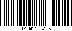Código de barras (EAN, GTIN, SKU, ISBN): '0739431904105'