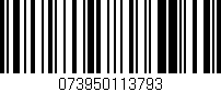 Código de barras (EAN, GTIN, SKU, ISBN): '073950113793'