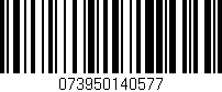 Código de barras (EAN, GTIN, SKU, ISBN): '073950140577'