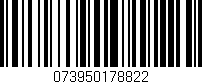 Código de barras (EAN, GTIN, SKU, ISBN): '073950178822'