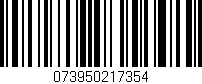 Código de barras (EAN, GTIN, SKU, ISBN): '073950217354'