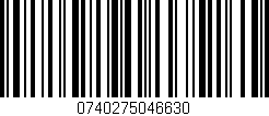 Código de barras (EAN, GTIN, SKU, ISBN): '0740275046630'