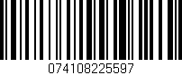 Código de barras (EAN, GTIN, SKU, ISBN): '074108225597'
