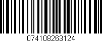Código de barras (EAN, GTIN, SKU, ISBN): '074108263124'