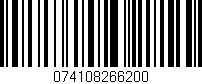 Código de barras (EAN, GTIN, SKU, ISBN): '074108266200'