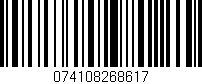 Código de barras (EAN, GTIN, SKU, ISBN): '074108268617'