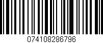 Código de barras (EAN, GTIN, SKU, ISBN): '074108286796'
