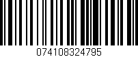 Código de barras (EAN, GTIN, SKU, ISBN): '074108324795'