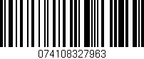 Código de barras (EAN, GTIN, SKU, ISBN): '074108327963'