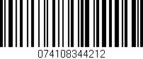 Código de barras (EAN, GTIN, SKU, ISBN): '074108344212'