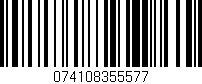 Código de barras (EAN, GTIN, SKU, ISBN): '074108355577'
