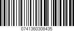 Código de barras (EAN, GTIN, SKU, ISBN): '0741360308435'