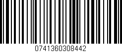 Código de barras (EAN, GTIN, SKU, ISBN): '0741360308442'