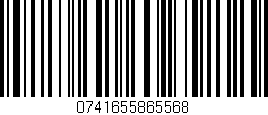 Código de barras (EAN, GTIN, SKU, ISBN): '0741655865568'