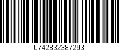 Código de barras (EAN, GTIN, SKU, ISBN): '0742832387293'