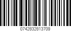 Código de barras (EAN, GTIN, SKU, ISBN): '0742832813709'