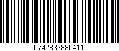 Código de barras (EAN, GTIN, SKU, ISBN): '0742832880411'