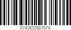 Código de barras (EAN, GTIN, SKU, ISBN): '0742832901574'
