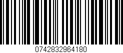 Código de barras (EAN, GTIN, SKU, ISBN): '0742832964180'