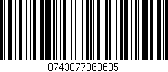 Código de barras (EAN, GTIN, SKU, ISBN): '0743877068635'