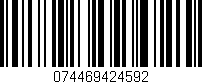 Código de barras (EAN, GTIN, SKU, ISBN): '074469424592'