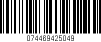 Código de barras (EAN, GTIN, SKU, ISBN): '074469425049'