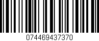 Código de barras (EAN, GTIN, SKU, ISBN): '074469437370'
