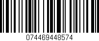 Código de barras (EAN, GTIN, SKU, ISBN): '074469448574'