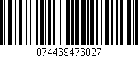 Código de barras (EAN, GTIN, SKU, ISBN): '074469476027'