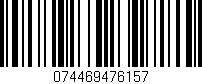 Código de barras (EAN, GTIN, SKU, ISBN): '074469476157'