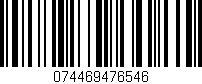Código de barras (EAN, GTIN, SKU, ISBN): '074469476546'