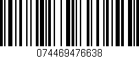 Código de barras (EAN, GTIN, SKU, ISBN): '074469476638'