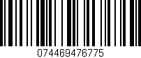 Código de barras (EAN, GTIN, SKU, ISBN): '074469476775'