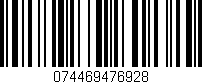 Código de barras (EAN, GTIN, SKU, ISBN): '074469476928'