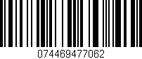 Código de barras (EAN, GTIN, SKU, ISBN): '074469477062'