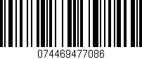 Código de barras (EAN, GTIN, SKU, ISBN): '074469477086'